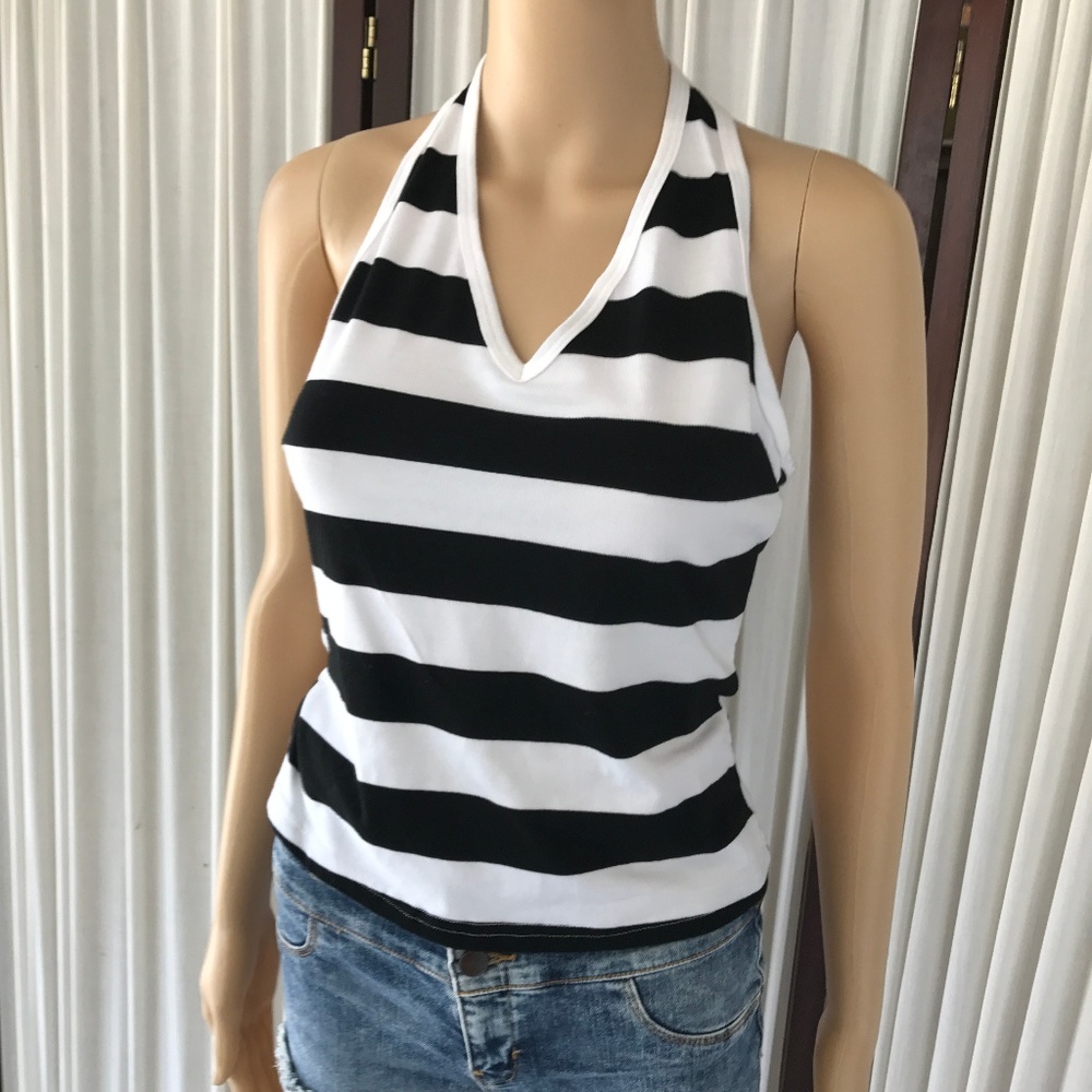 Los Angeles Express Size M Strapless Halter Top